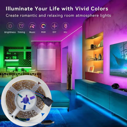 Vibrant Bluetooth LED Strip Lights™