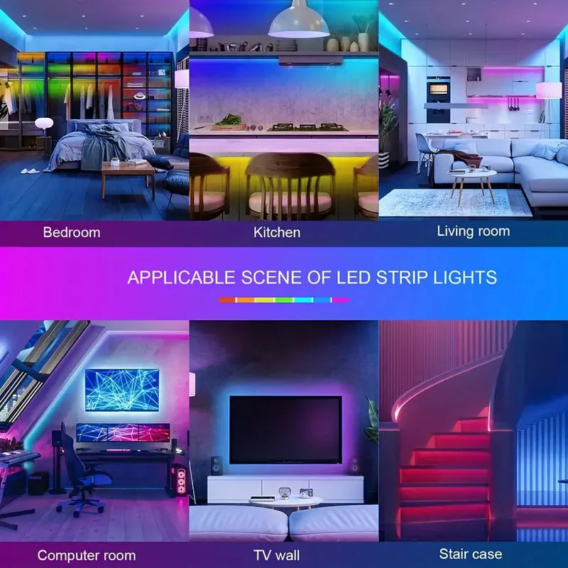 Vibrant Bluetooth LED Strip Lights™